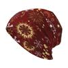 Christmas Snowflakes Beanie Standard Closed Chemo Knitted Hats Baggy Slouchy Skull Cap Cancer Headwear for Women Men