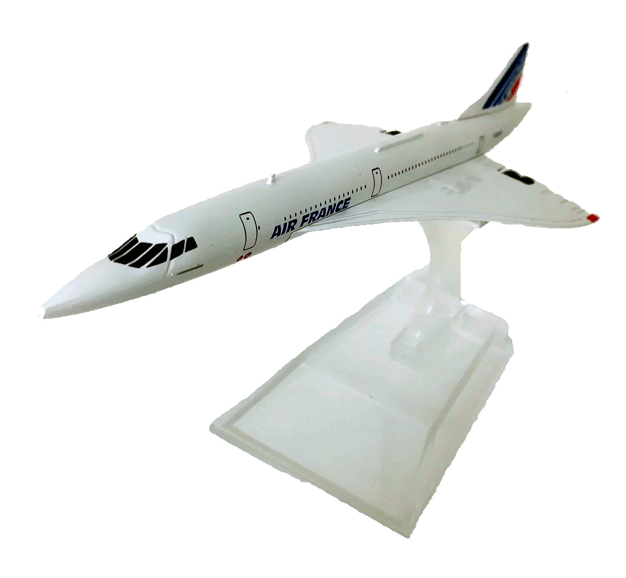 

Kiumi Concorde Supersonic Passenger Air Scale Alloy Complete Airplane Toy Plane, France, 1/400 Model,