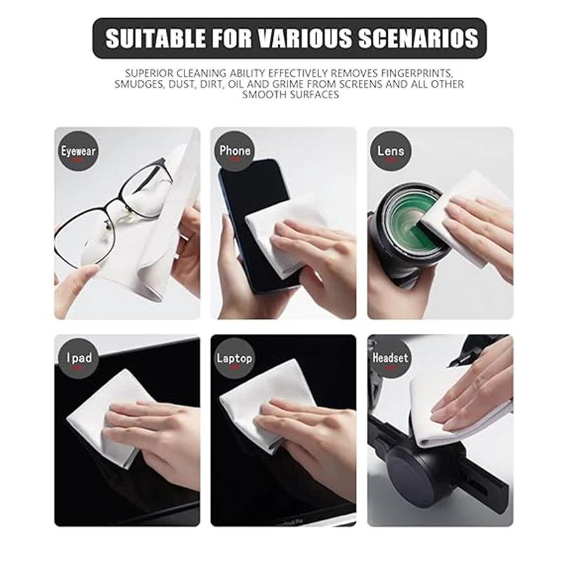 Laptop Keyboard Dust Cover Cloth Screen Cleaning Wipe - 13/15/16 Inch Universal Dust Removal Cloth for Notebook Keyboard Screen