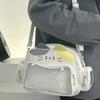Damen Mode Rucksäcke Koreanisch Japan Kawaii Katze Ita Tasche PU Niedliche Mädchen Transparente Tasche Ästhetisch Schulter Umhängetaschen
