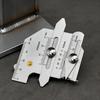 Welding Inspection Gauge Instrument, Steel Measuring Tool with Adjustable Slides for Width, Spacing, and Joint Preparation