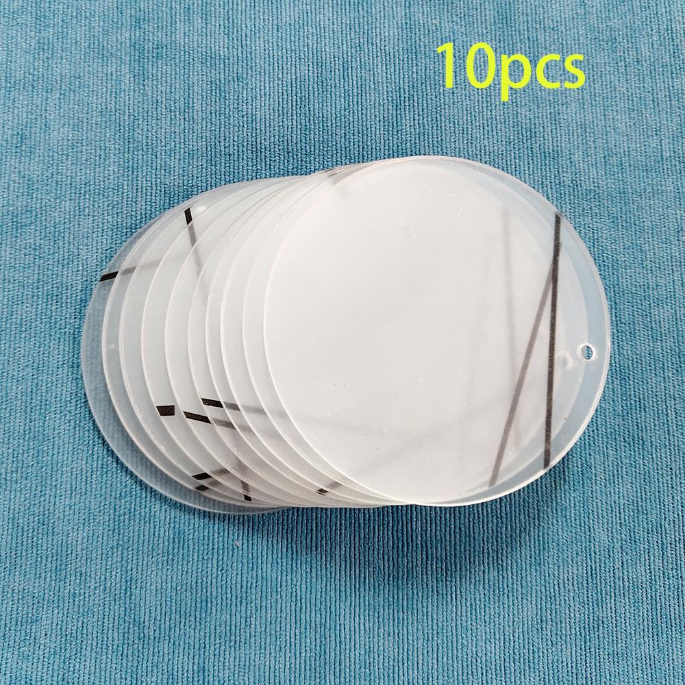 

10/20/30pcs Transparent Acrylic Blank Disc, DIY Painting Stickers, Holiday Hanging Decorations, Creative Key Pendant 10pcs, diameter 7.5cm