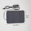 5V USB Pet Warmer Heating Pad Electric Bed Winter Warm Carpet Adjustable Temperature Controller Reptile Dog Mat Tools Two Sizes