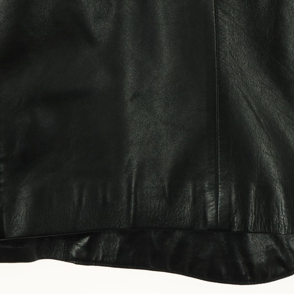 CONPIACERE made in Japan Long sleeve Double Breath leather jacket F black Women Used