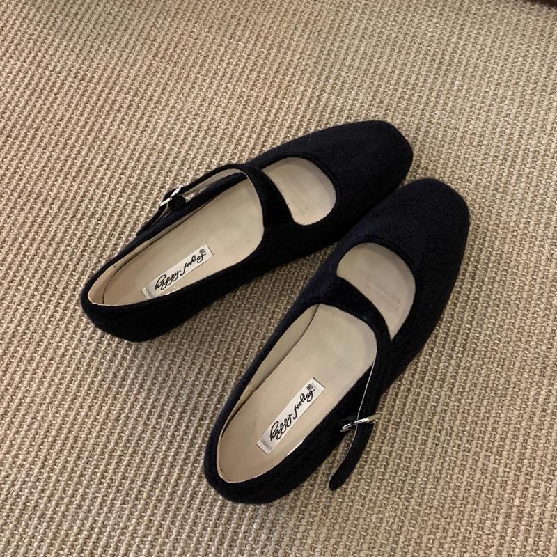 Fashion SUOJIALUN 2025 Autumn New Flat Heel Women Mary Jane Shoes Round Toe Shallow Slip On Single Shoes Outdoor Dress Boat Shoes