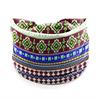 European American Women's Hair Band African Print Pattern Wide Edge Elastic Knot Sports Yoga Headband Women's Headwear Hair