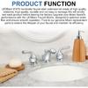 2025 Upgrade 97479 Stem Extension Kit for Moen Monticello Series Widespread Bathroom Sink Faucet replacement parts for Moen 1222 1224