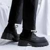Fashion Trendy Men's Thick Soled Formal Shoes High Quality Versatile Style Fashion Party Outdoor Stroll Height Increasing Men's Shoes