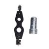 4 in 1 Car Battery Cleaning Brush Steel Copper Pipes Cleaner Brush with Battery Terminal Cleaner for Automotive and