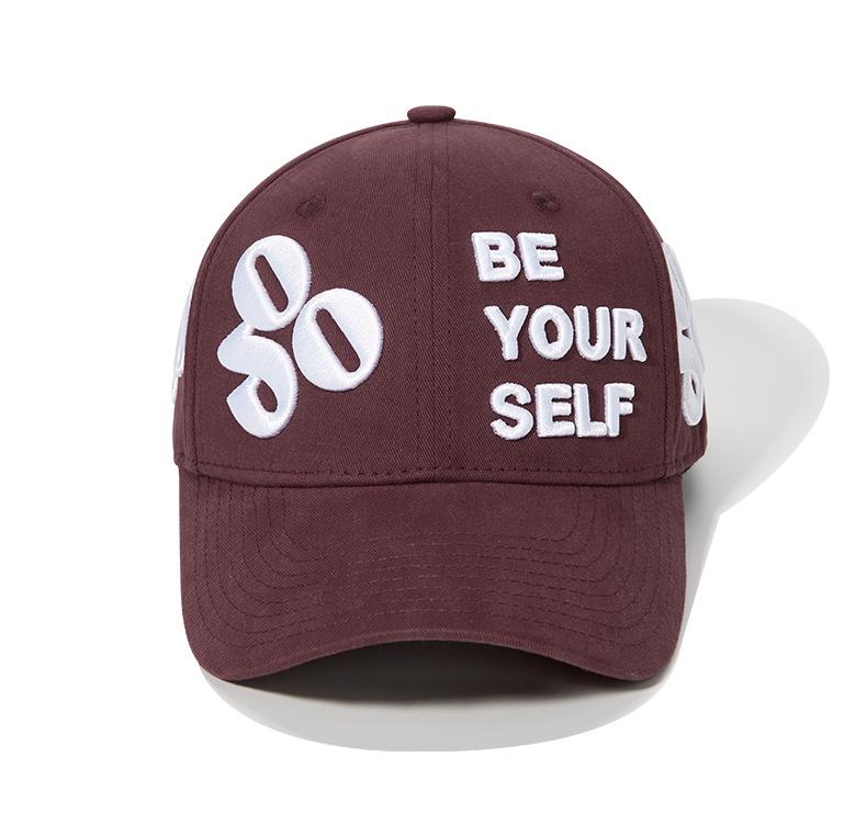 American Flat-Brim Cap with 3D Embroidered Custom Letters - High-Quality Trendy Baseball Hat