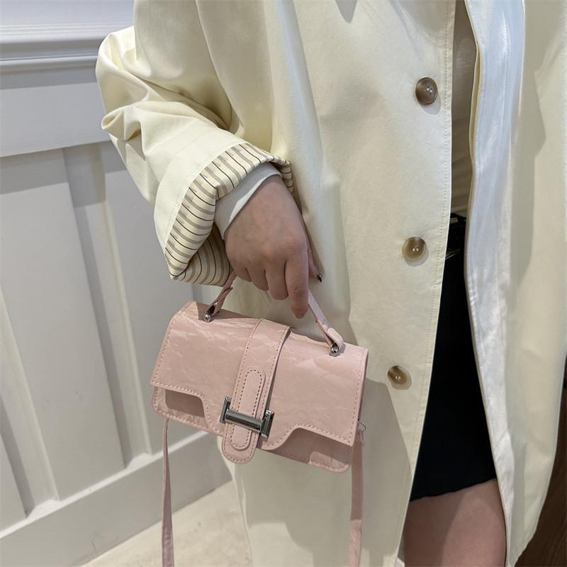 Fashionable Small Square Handbag For Women Stylish Daily Use Versatile Shoulder Bag