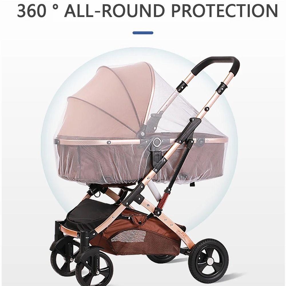 Breathable Pushchair Mosquito Net Folding Infant Protection Mesh Insect Shield Net Mesh  Outdoor