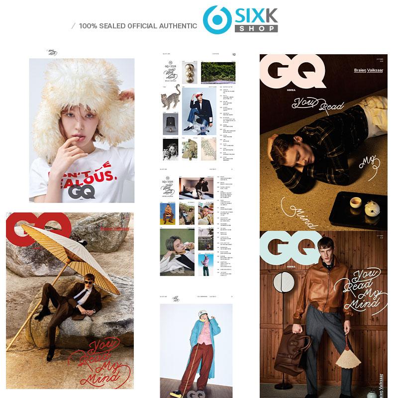 [Pre-order] GQ RANDOM COVER, Interview Pictorial YEONJUN(TXT) And WENDY (RED Velvet) (OCT ISSUE 2025)