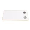 RV Table Top Replacement with 2 Cup Holders 31.49x15.74in Solid Wood Boat Table Top Panel for Trailer Motorhome Yacht