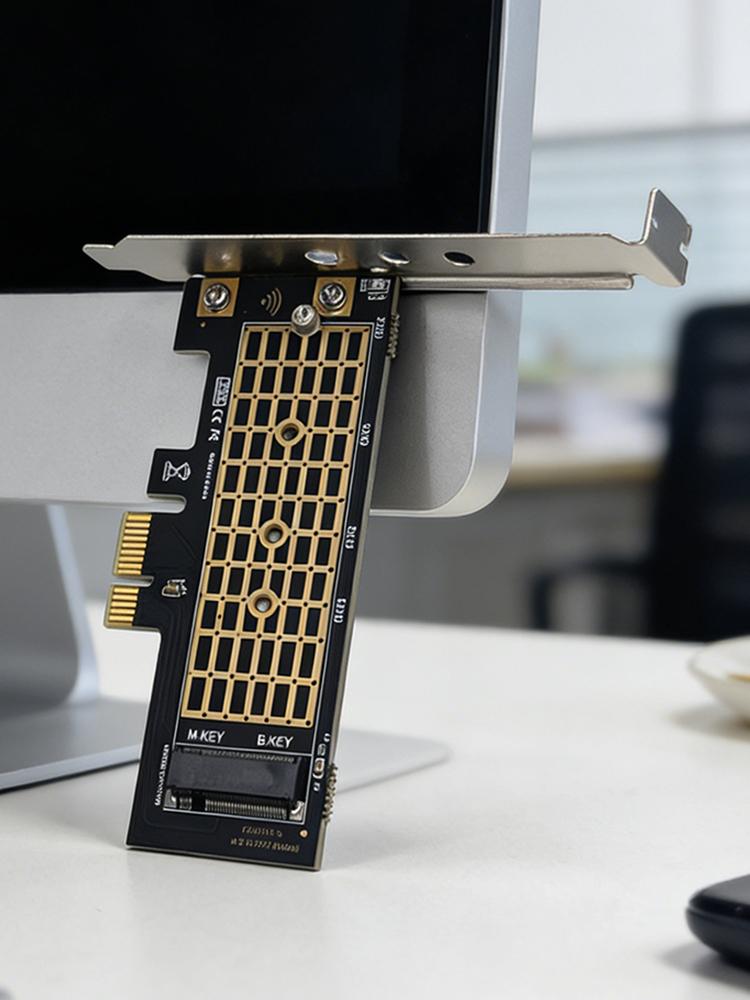 M.2 NVME SSD To PCIe 3.0 X1 Adapter Card 8Gbps SSD PCIE X1 Expansion Card M Key PCIe NVMe SSD Converter for Desktop