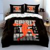 Basketball Spirit Graphic Design Bedding Duvet Cover Set Duvet Cover Pillowcases  (1*Duvet Cover 2*Pillowcases, without duvet insert)