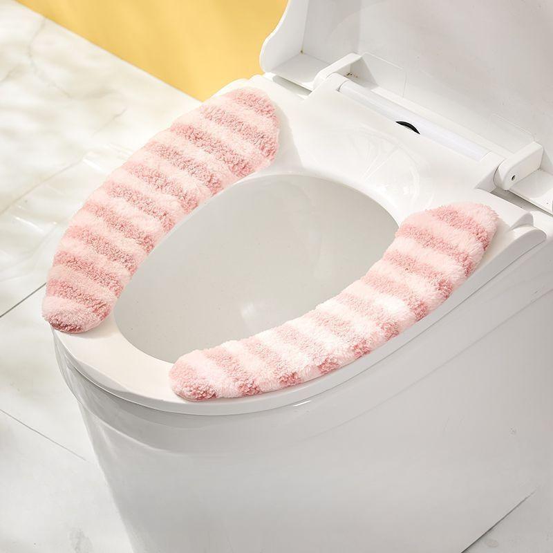 WC-Sitzkissenbezug Waschbar Weich Wärmer Bezug Verdickte WC-Matte
