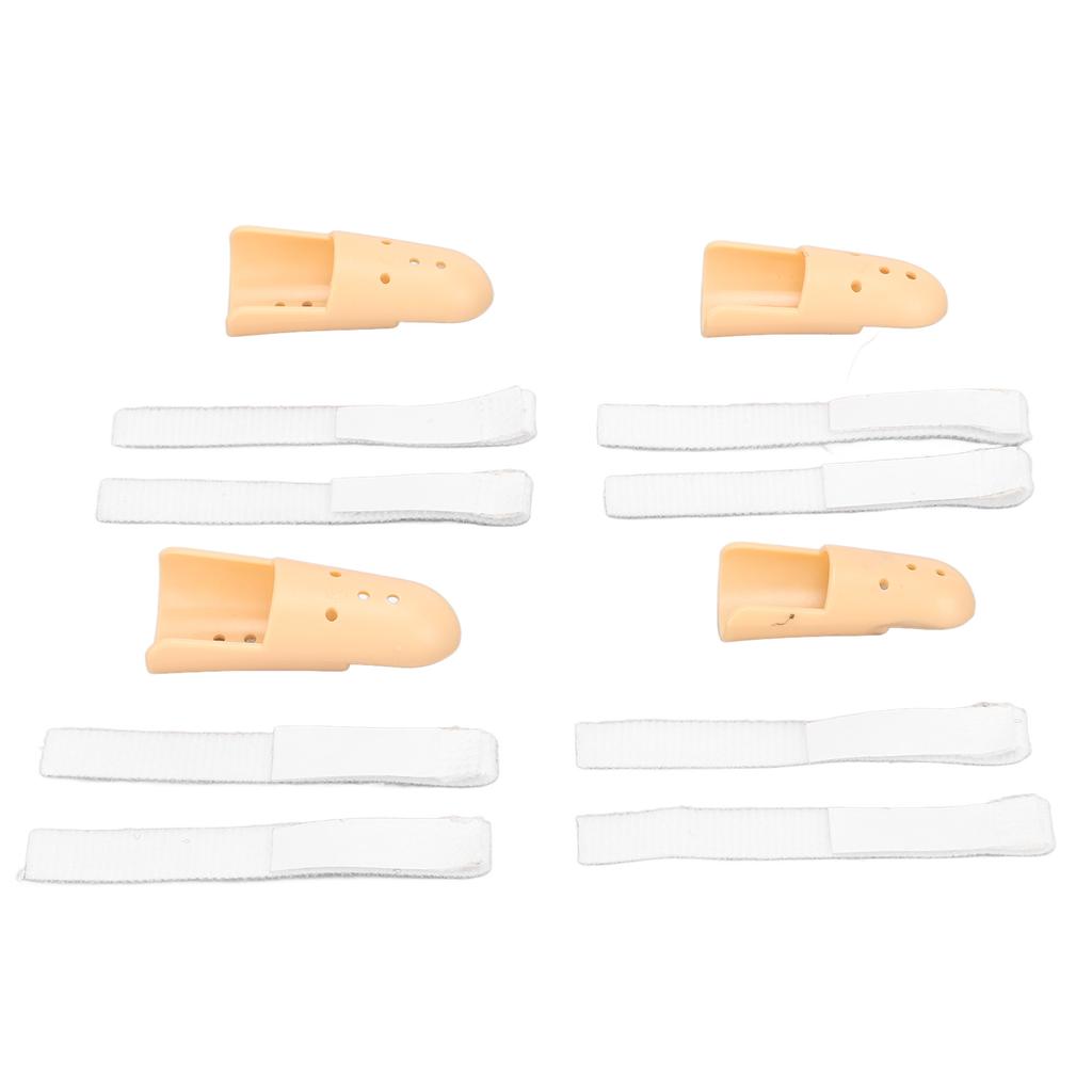 Finger Support Brace 4 Different Size Straightening Breathable Finger Support Splint Stabilizer for Arthritis Relief