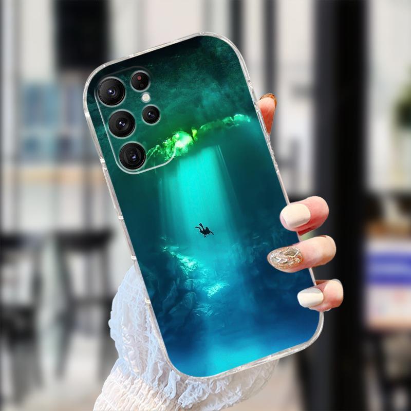 Clear Case For Samsung S25 S24 S23 S22 Ultra 5G Transparent Soft TPU Silicone Phone Cover For Galaxy S22 5G Protective Fundas