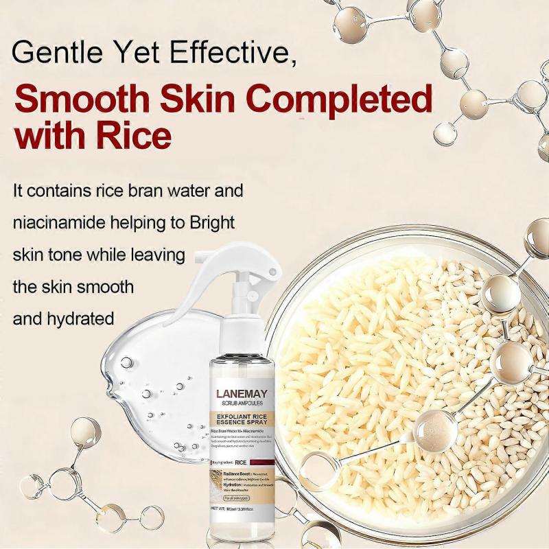 Peel Shot Glow Ampule Duo s rýžovou vodou - Bílá & Černá rýžová voda ve spreji pro typy toniků | Denní jemně exfoliační, lehká hydratační formule pro všechny typy pleti