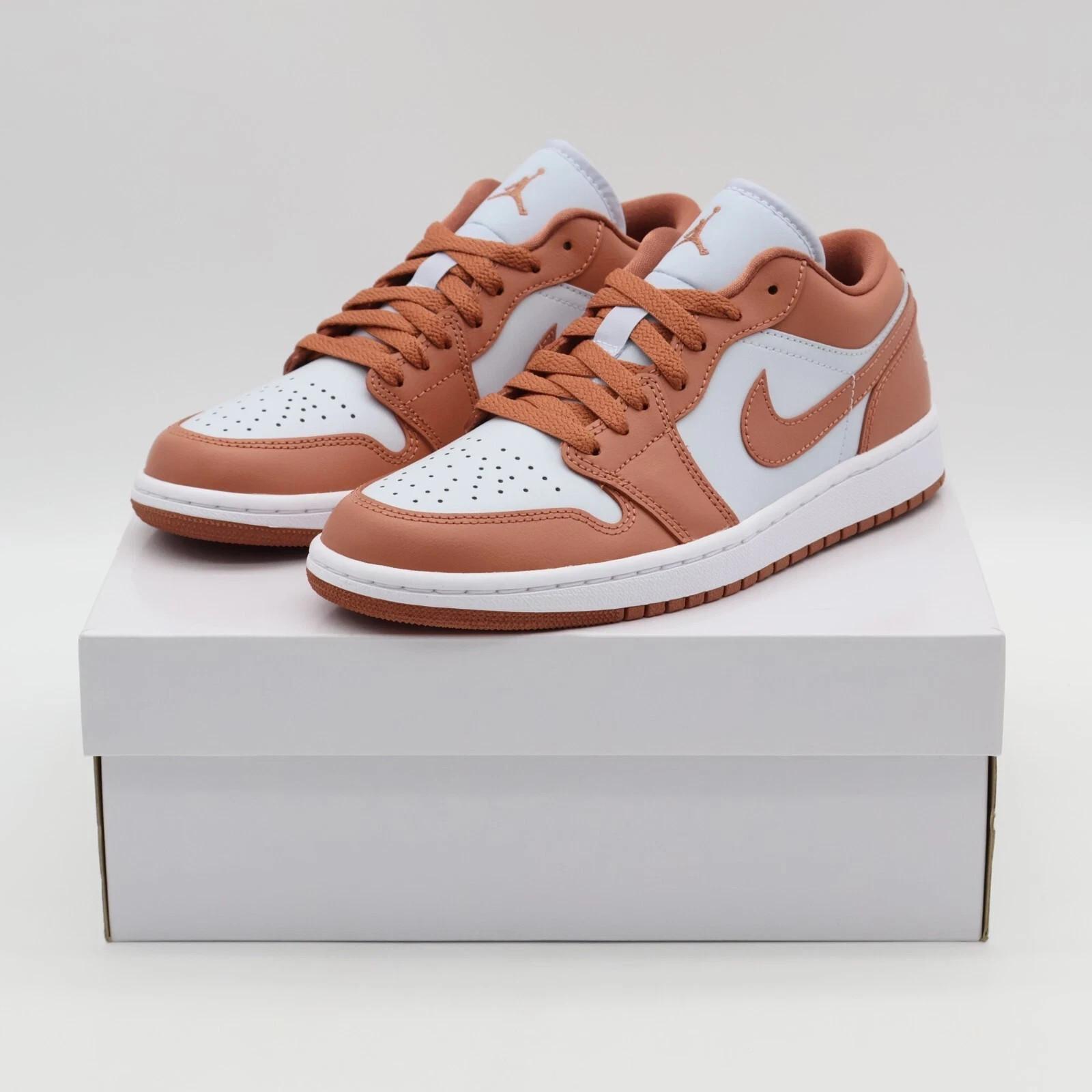 Размер 12 - DC0774-080 Nike Air Jordan 1 Low Sky J Orange (Женский)