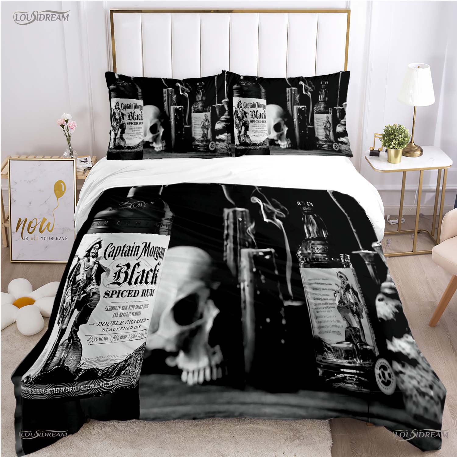 

Comforter Captain Morgan Casal All Season Comforter Bedding Sets Soft And S Boy Single/Double/Queen/King Comforter (quilt)-EU Single(135*200cm)3pcs
