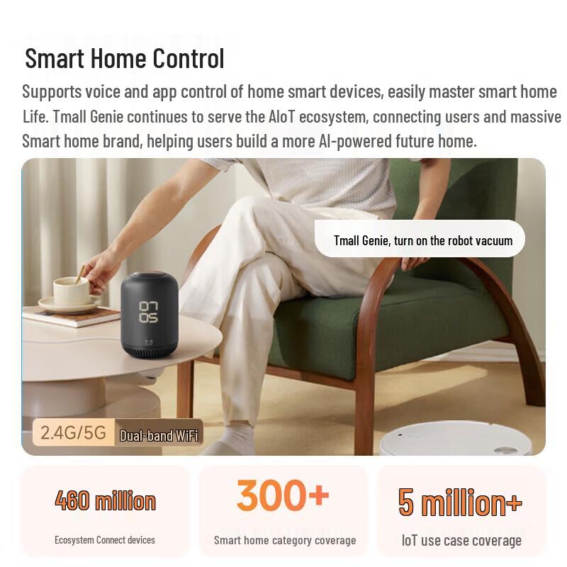 Tmall Genie Q-Tang Smart Speaker CN Plug (adapter Included)