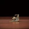 3Pcs/set Copper Snail Ornaments Brass Simulation Animal Figurines Tea Pet Miniatures Home Decoration