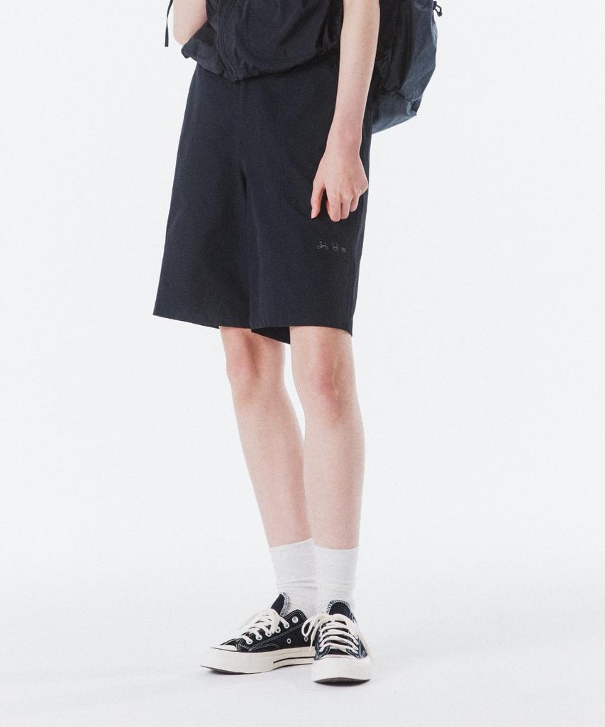 BROMPTON LONDON Cargo Shorts - Black (P262Uhp185)