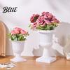 Durable Garden Pot Flower Urn Planter Plastic Plant White Small Outdoor Planter Urn