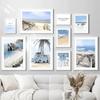 Ocean Beach Car Palm Tree Bird Seascape Wall Art Canvas Painting Nordic Posters And Prints Wall Pictures For Living Room Decor