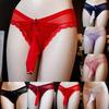 Fashionable Lacework Bowknot Panties Knickers for Men's Trendy Briefs Underwear