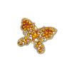 Elegant Crystal Butterfly Brooch Pin for A Fashionable Suit Jacket - Butterfly Brooch for The Chest.