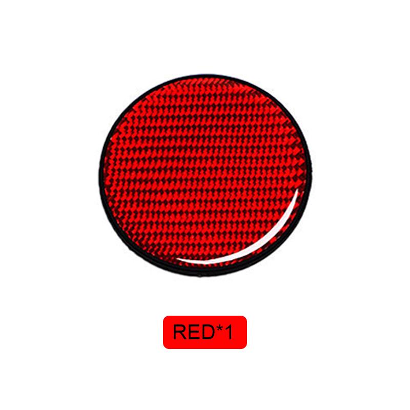 

Нескользящий автомобильный коврик для чашки с водой, резиновый коврик в стиле углеродного волокна для автомобиля, держатель для бутылки кофе, подстаканник Red 1pc