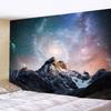 Cer înstelat Galaxy Tapiserie Luna Univers Nebuloasă Spațială Pânză de perete agățată pentru acasă Dormitor Decorare dormitor