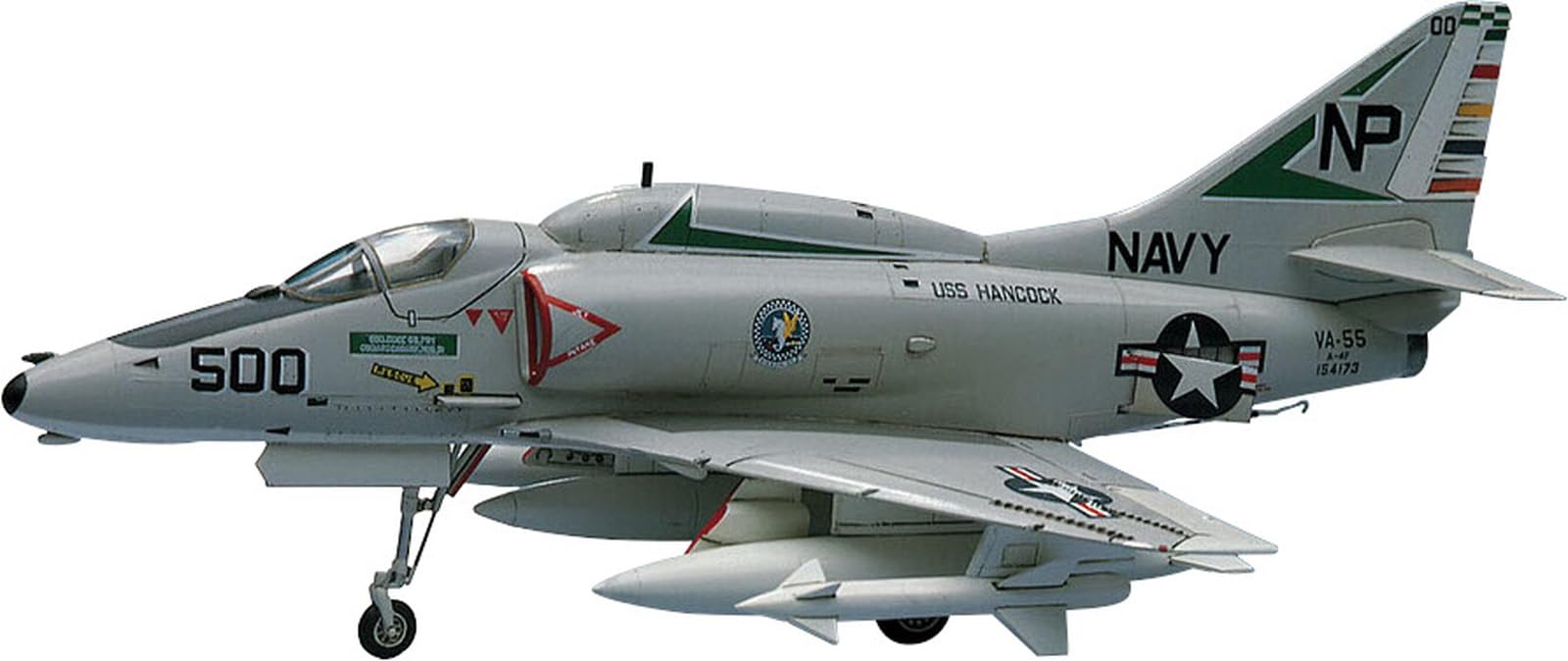 Hasegawa Пластиковая модель US Navy Skyhawk B9 1/72 A-4E/F серый