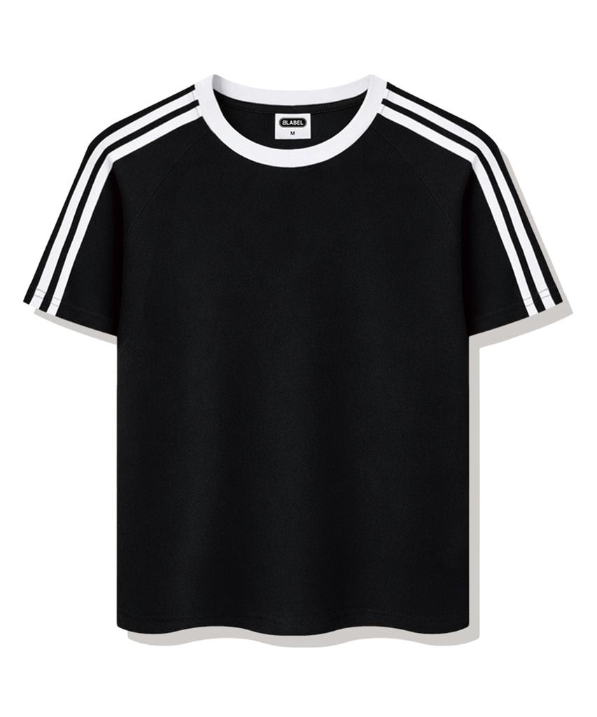 Beijiglabel Joshua Oversized Fit Track Short-Sleeved T-Shirt 4 Color [Blse_3001]