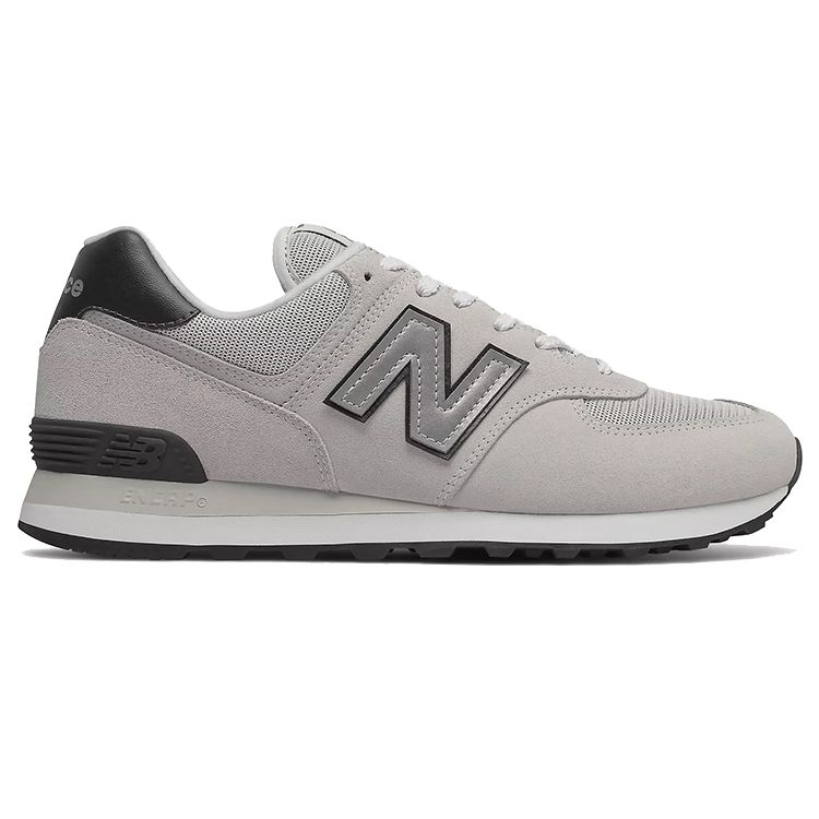 New Balance 574 Geschichtsklasse Pack Weiß Silber Schwarz ML574BH2 Herren Retro Lauf Lifestyle Sneaker
