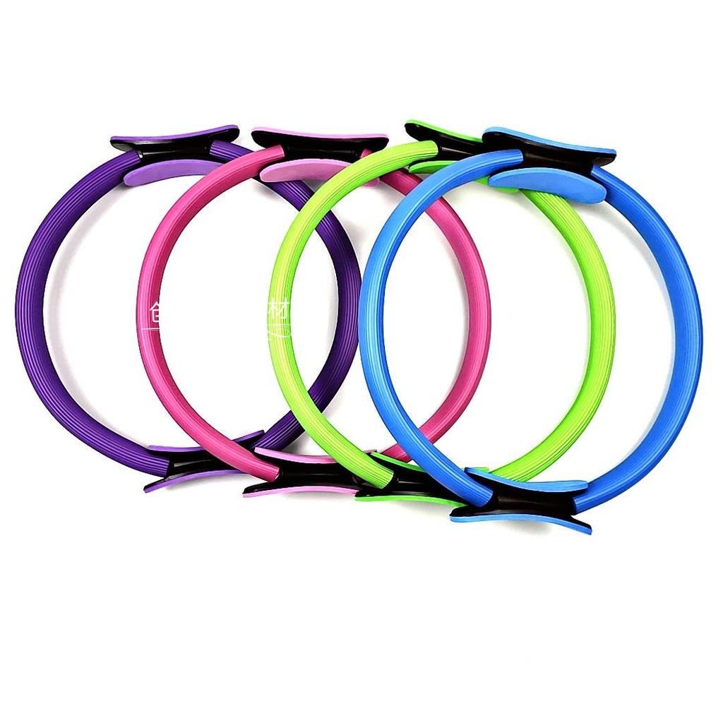 Crescent Handle Pilates Yoga Fitness Ring - Body Shaping Magic Circle Resistance Ring
