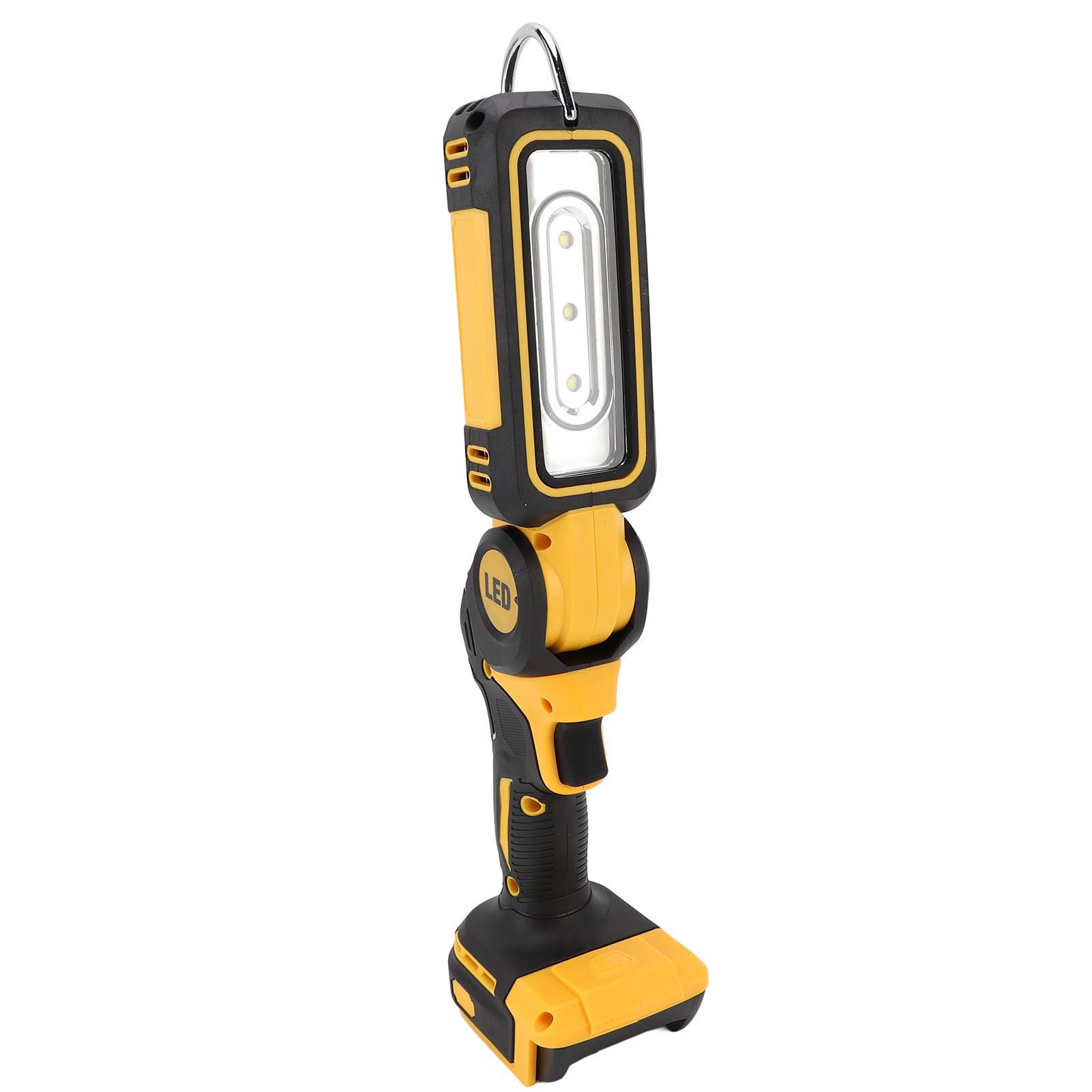 

Cordless LED Work Light 6000 6500K 2 Brightness Levels 90 Degree Rotatable Battery Powered LED Work Light with Hook