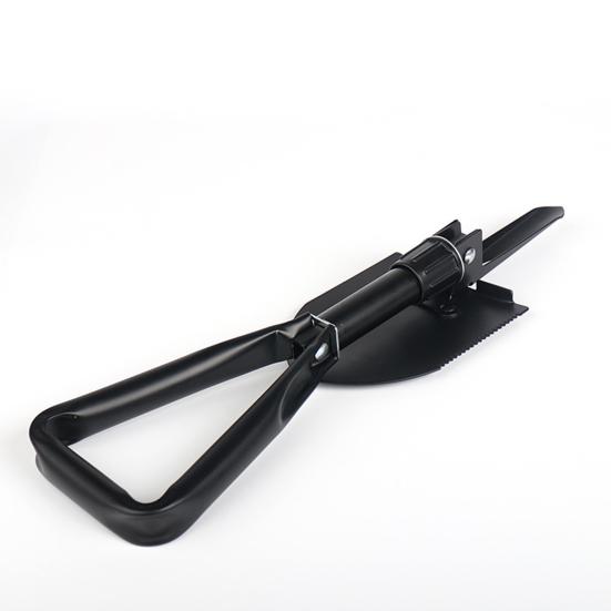 Lopată pliabilă militară multifuncțională Durabilitate ridicată Dimensiune compactă Lopată portabilă de săpat pentru camping Instrument multiplu pentru rucsac