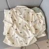 New polka dot sausage puppy pajamas women's summer black edge short-sleeved shorts set soft cute princess style loungewear