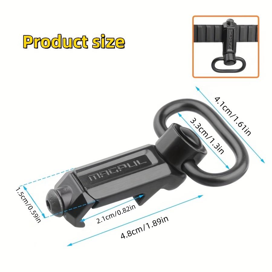 Tactical QD Sling Mount RSA Rail Attachment Zinc Alloy Metal Fiber Single Double Point for Hunting Fishing Gear Enthusiasts