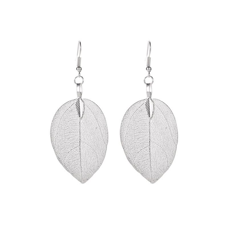 Einfache Mode Blatt Anhänger Ohrringe Für Frauen Punk Elegant Hochzeit Schmuck Zierlichkeit Ohrschmuck