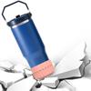 Plastic Water Cup Bottom Protector Water Bottle Protective Boot Sleeve with Non-slip Suction-Cup Bottom Anti-scalding Flask Cup Bottom Bumper Cup