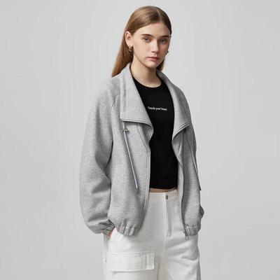 Ta Tu Women's Stand-Collar Long-Sleeve Sweatshirt