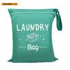HOMEFISH Laundry Shape Nylon Laundry Bag Travel Storage Pouch Machine Washable Dirty Clothes Organizer Wash Colorful Zipper Bag