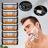 Seven-Layer Manual Razor with 7-Blade Head - Accessories Included