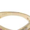 Ring K18 yellow gold/Ruby/diamond #7.0(US Size) 4.4g Women Used