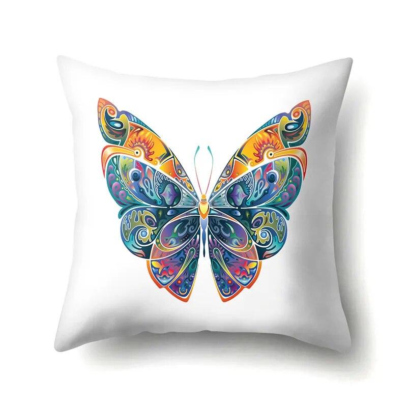 Geometric Pillowcase Cartoon Pattern  Lumbar Pillow Sofa   Cushion